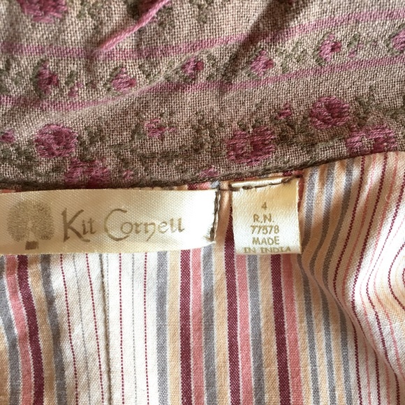 Kit Cornell double breasted flower print coat - Picture 5 of 7